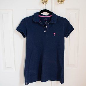 Lilly Pulitzer Navy Blue Polo Shirt